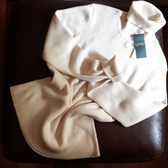 Ralph Lauren Ribbed Knit Cotton Turtleneck - Picture 5 of 12